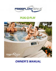 Freeflow Spas 2019 Owner's Manual cover image