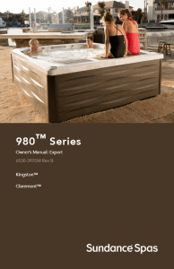 Sundance 980 Series Owners Manual 2025