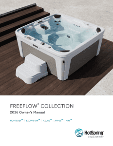 Hot Spring Spas Freeflow Owner's Manual 2026
