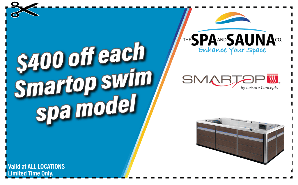 Smartop Sale - $400 Off Swim Spa - Coupon
