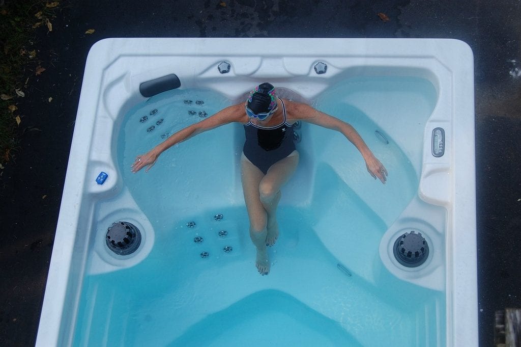 Aquatic Exercise in a Lap Pool, Swim Spa Sale Carson City.