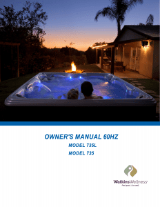 735 Enhanced Hot Tub Owner's Manual 2025