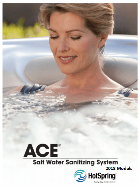 ACE Owner's Manual for Hot Spring Spas