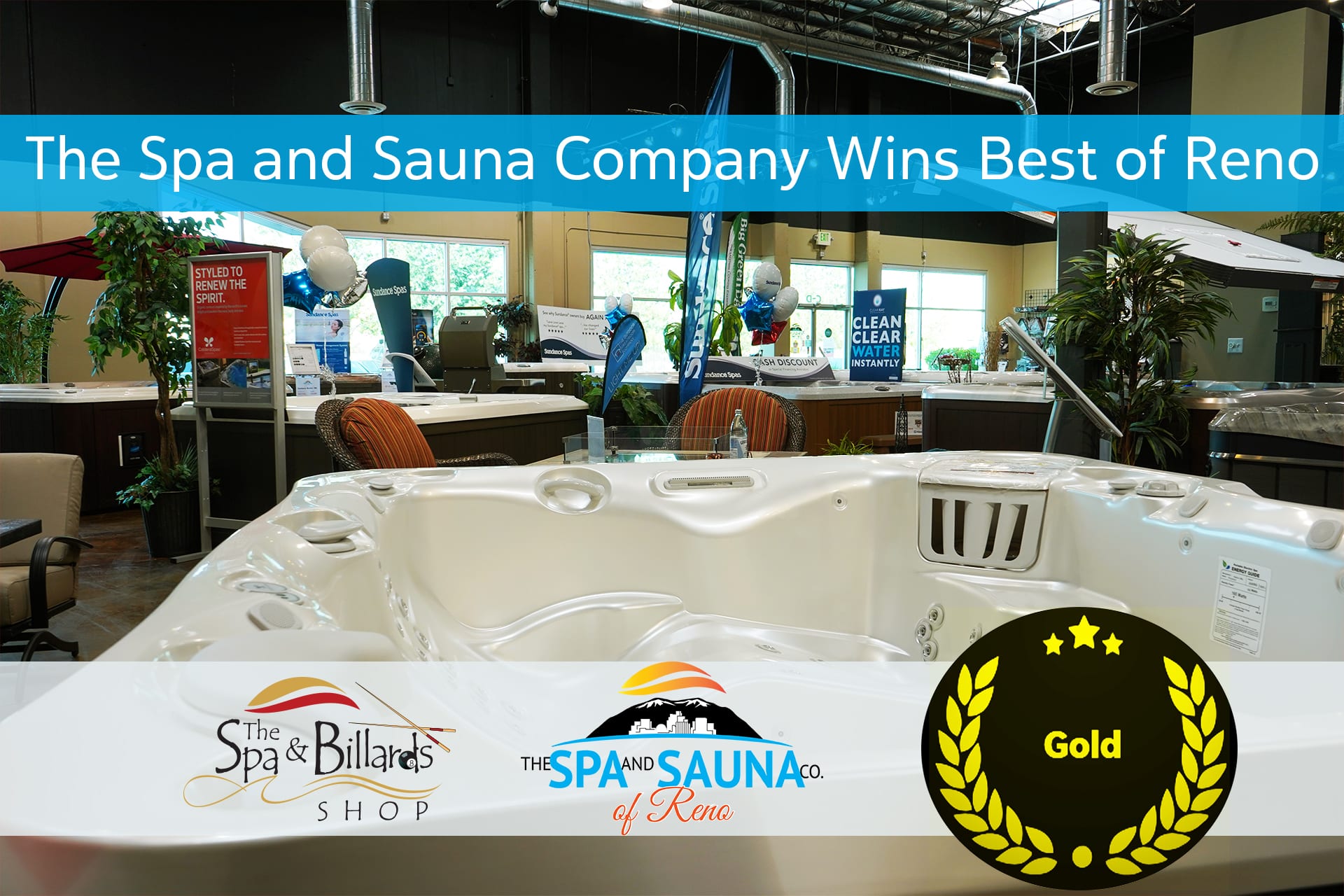 The Spa and Sauna Company Wins Best Of Reno from Reno Gazette Journal
