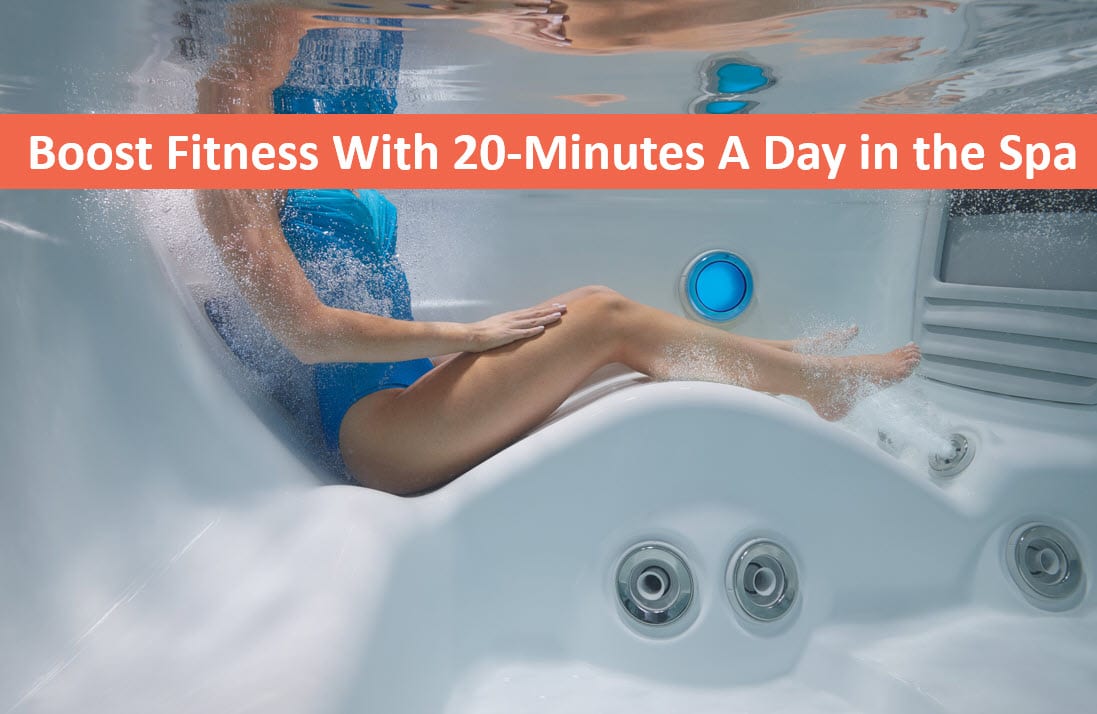 Boost Fitness With 20 Minutes A Day in Santa Clara Hot Tub or Portable Spa