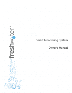 Caldera FreshWater Smart Monitoring Owner's Manual Cover- 2025