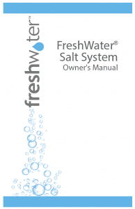 Caldera Freshwater Salt System Owners Manual - 2025