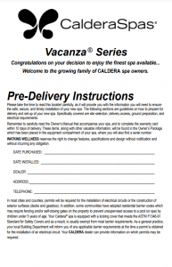 Caldera-Vacanza-Series-Pre-Delivery-Instructions-2024-Cover