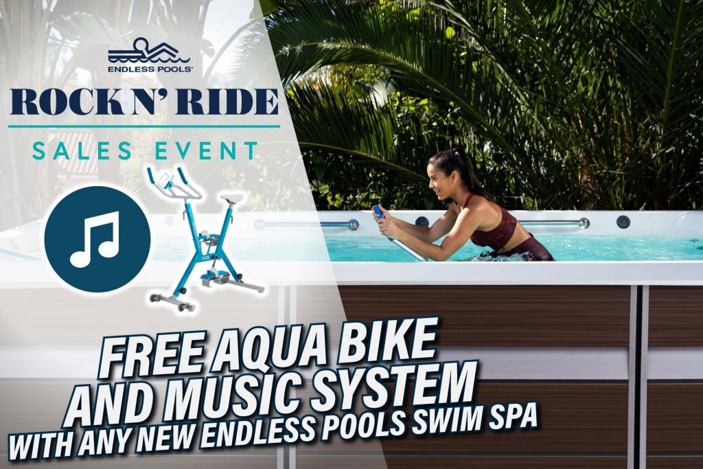 Endless Pools Rock N' Ride Sales Event details
