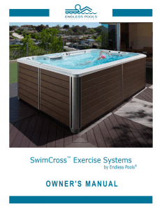 Endless X Series/Swim Cross Owner's Manual