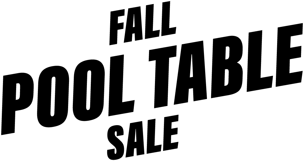 Fall Pool Table Sale Logo