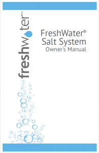 Hot Spring Freshwater Salt Owner's Manual Cover - 2025