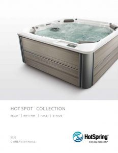 Hot Spring Hot Spot Owner's Manual 2022 Cover