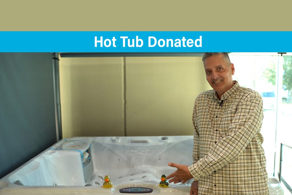 Hot Tub Donated to Local Dayton Veteran