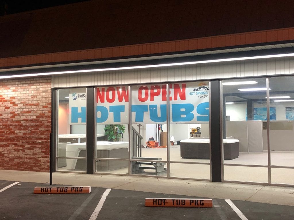 New San Jose Hot Tub Showroom