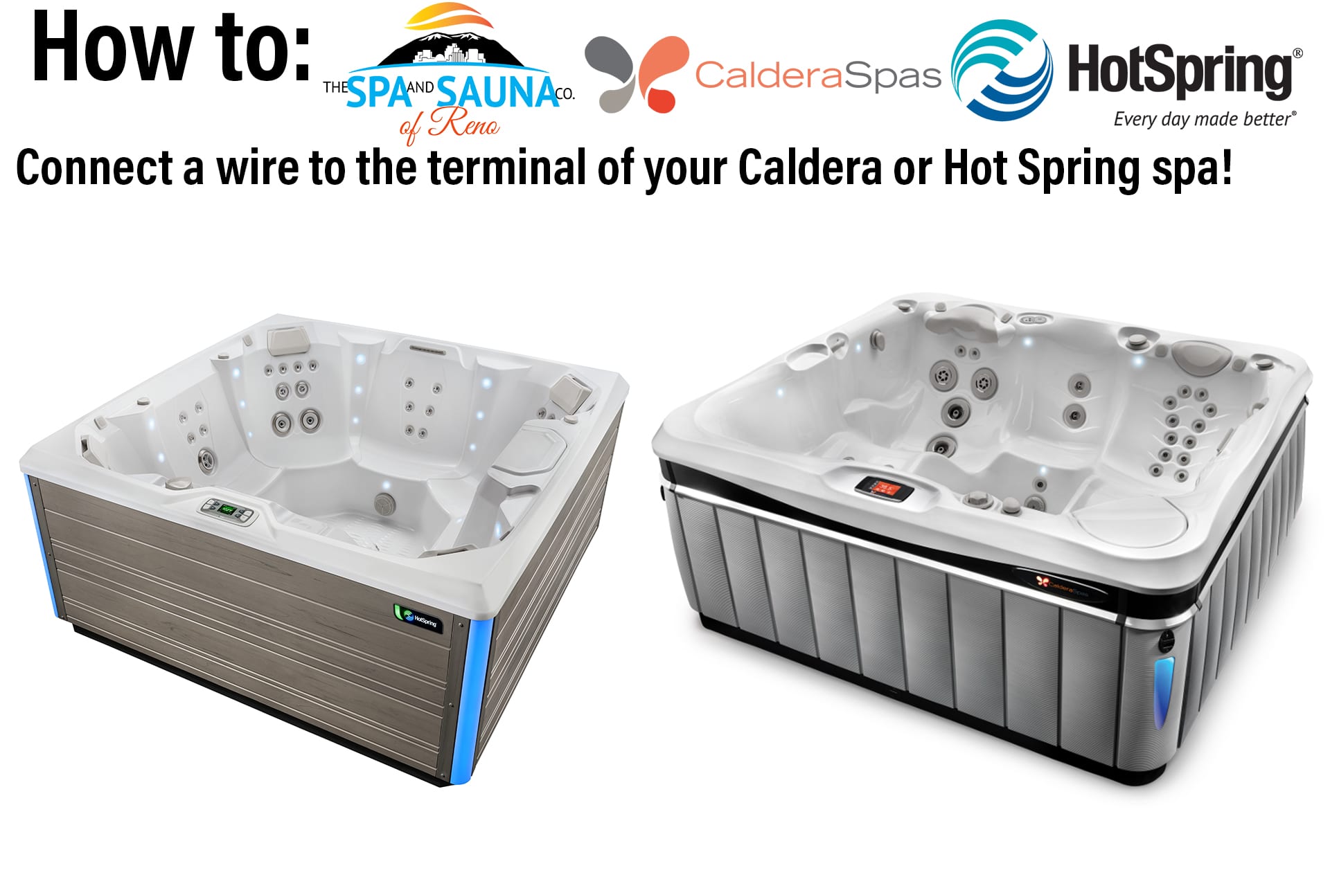 How to Connect Wires to the Terminal of Your Hot Spring or Caldera Spa