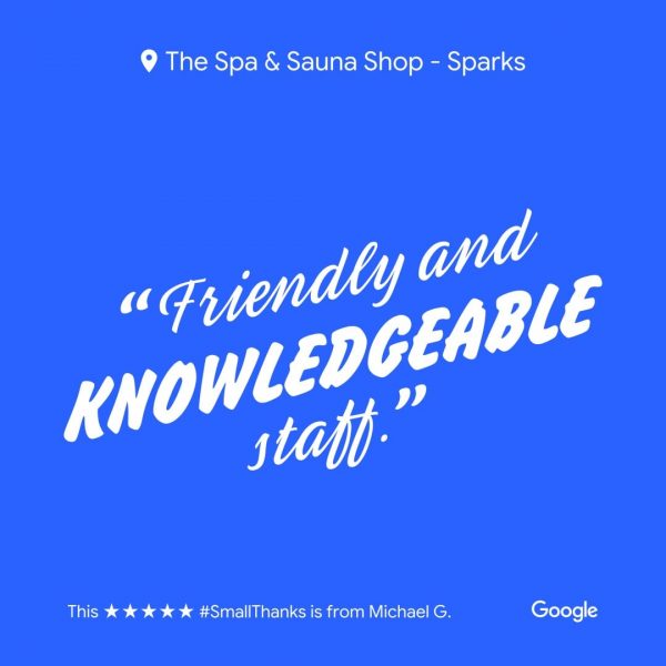 The Spa and Sauna Shop - Sparks - Knowledgeable Staff