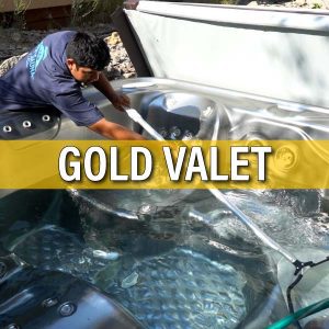 Gold Hot Tub Valet Service Badge