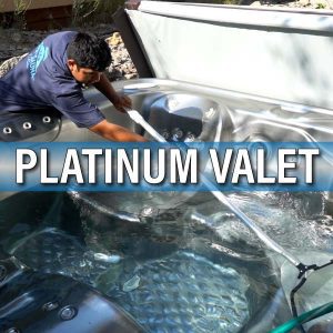 Platinum Hot Tub Valet Service Badge
