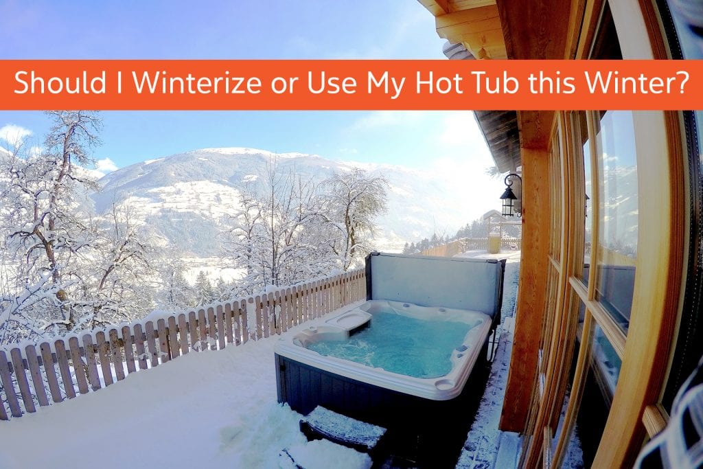 Hot Tub in the Snow