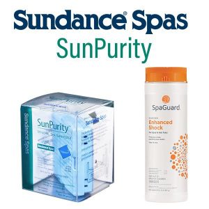 SunPurity Spa Sanitizer and Enhanced Shock Bundle