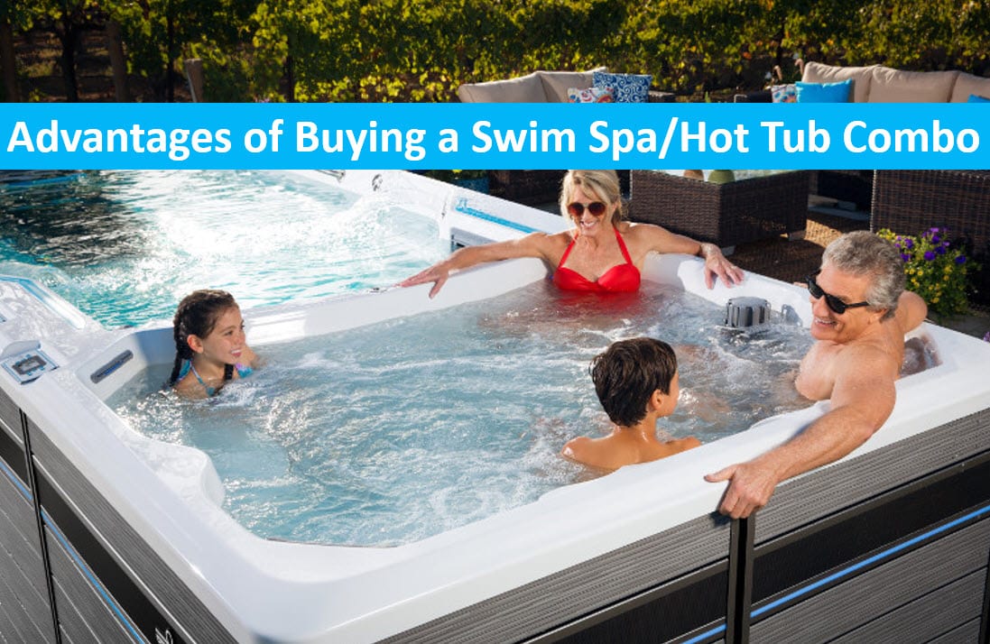 Advantages Of Buying A Combination Lap Pool And Hot Tub Swim Spas Capitola