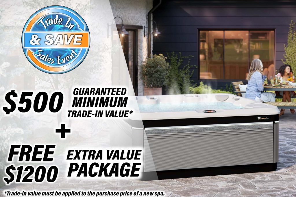 Trade in and save hot tub promo