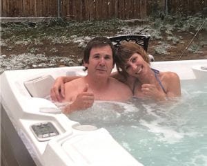 Stateline Couple enjoys Couple Time in their Hot Tub